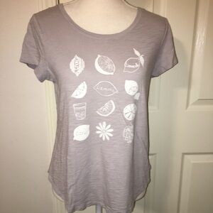 Lauren Conrad Lemon Graphic Tee